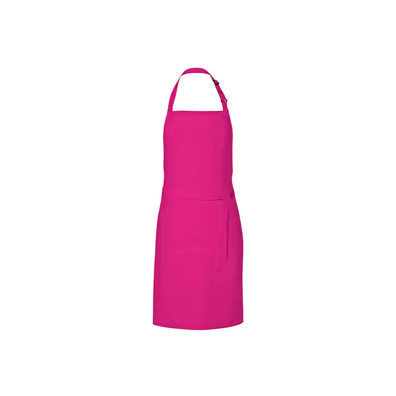 Tablier de barbecue en coton et polyester sergé, poche avant, 200 g/m²