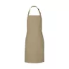 Tablier de barbecue en coton et polyester sergé, poche avant, 200 g/m²