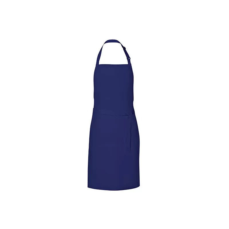Tablier de barbecue en coton et polyester sergé, poche avant, 200 g/m²