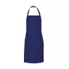 Tablier de barbecue en coton et polyester sergé, poche avant, 200 g/m²
