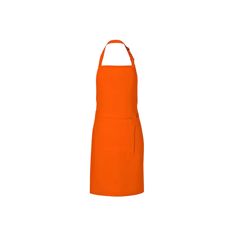 Tablier de barbecue en coton et polyester sergé, poche avant, 200 g/m²
