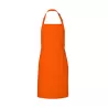Tablier de barbecue en coton et polyester sergé, poche avant, 200 g/m²