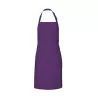 Tablier de barbecue en coton et polyester sergé, poche avant, 200 g/m²