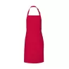 Tablier de barbecue en coton et polyester sergé, poche avant, 200 g/m²