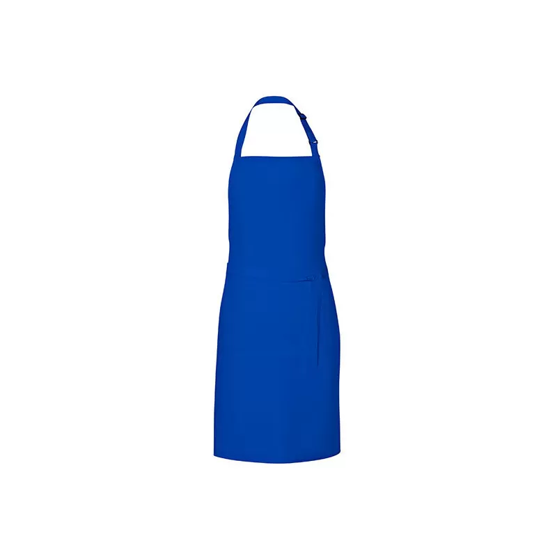 Tablier de barbecue en coton et polyester sergé, poche avant, 200 g/m²