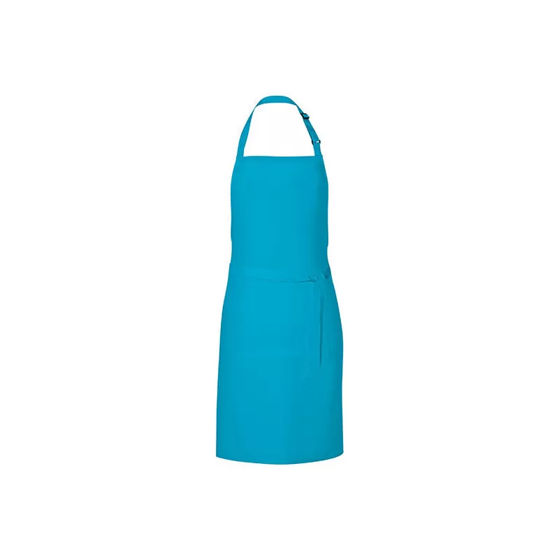 Tablier de barbecue en coton et polyester sergé, poche avant, 200 g/m²