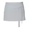 Tablier de cuisine court en coton sergé avec grande poche avant, 200 g/m²