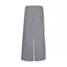 Tablier de bistro long avec poches et fente confortable, 240 g/m²