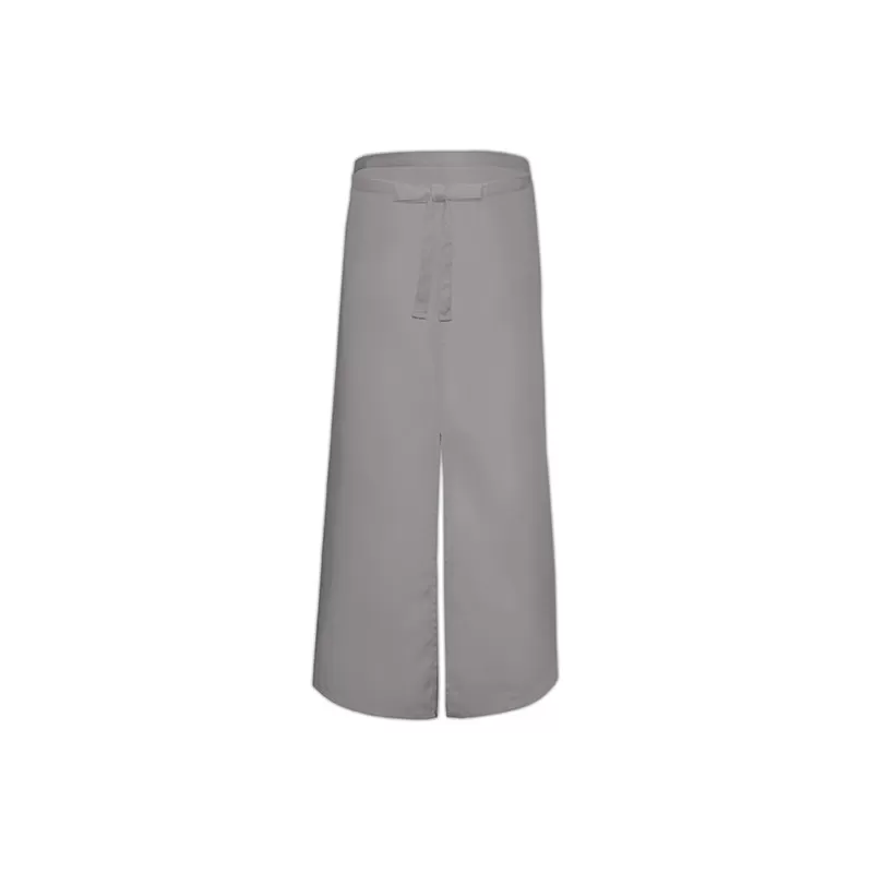 Tablier de bistro long sans poche avec fente confortable, 240 g/m²