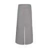 Tablier de bistro long sans poche avec fente confortable, 240 g/m²