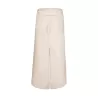 Tablier de bistro long sans poche avec fente confortable, 240 g/m²