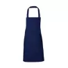 Tablier de cuisine en coton sergé prérétréci avec poche avant, 230 g/m²
