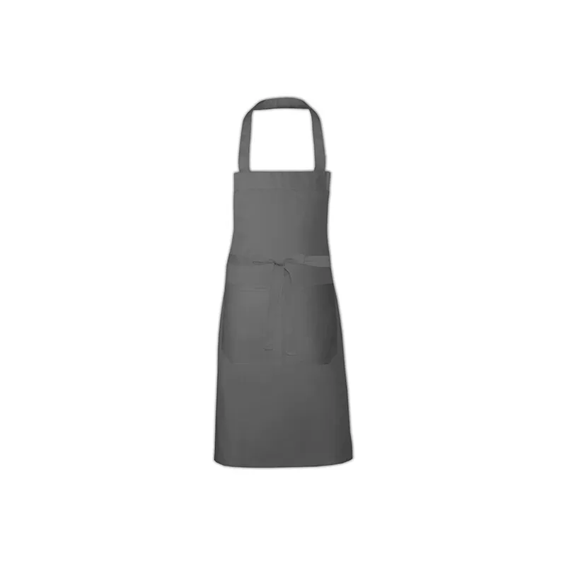 Tablier en polycoton sergé pré-rétréci avec poche avant, 240 g/m²