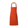 Tablier en polycoton sergé pré-rétréci avec poche avant, 240 g/m²