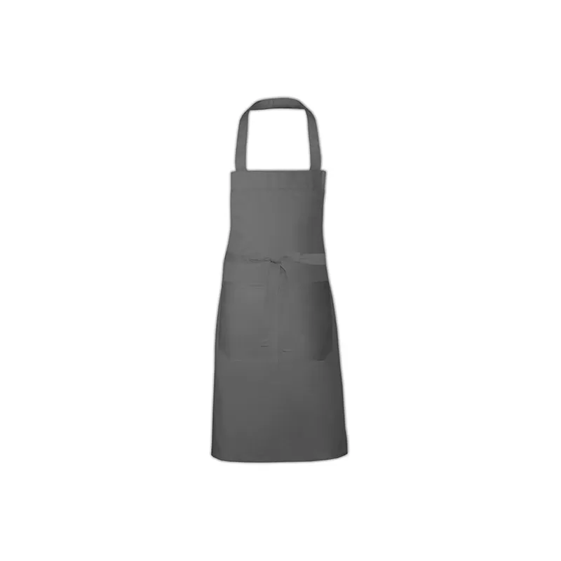 Tablier en polycoton sergé avec poche avant lavable à 60°C, 240 g/m²