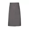Tablier de cuisine avec poches en polycoton sergé prérétréci, 240 g/m²