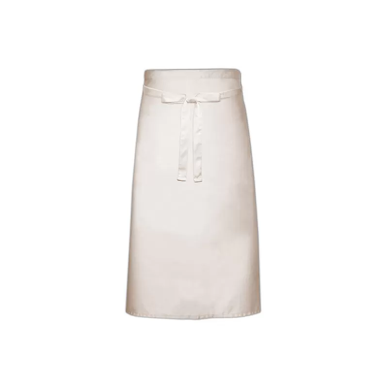Tablier de cuisine XL sans poche en coton et polyester, 240 g/m²