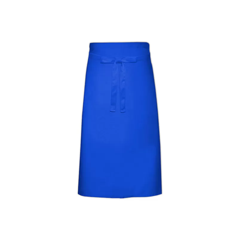 Tablier de cuisine XL sans poche en coton et polyester, 240 g/m²
