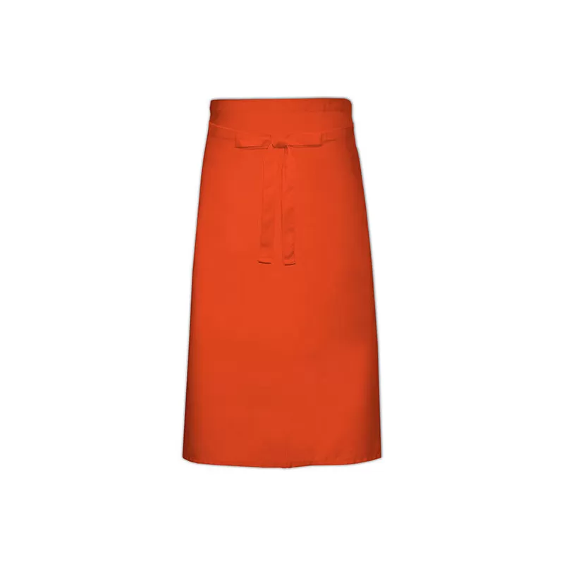 Tablier de cuisine XL sans poche en coton et polyester, 240 g/m²