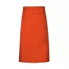 Tablier de cuisine XL sans poche en coton et polyester, 240 g/m²