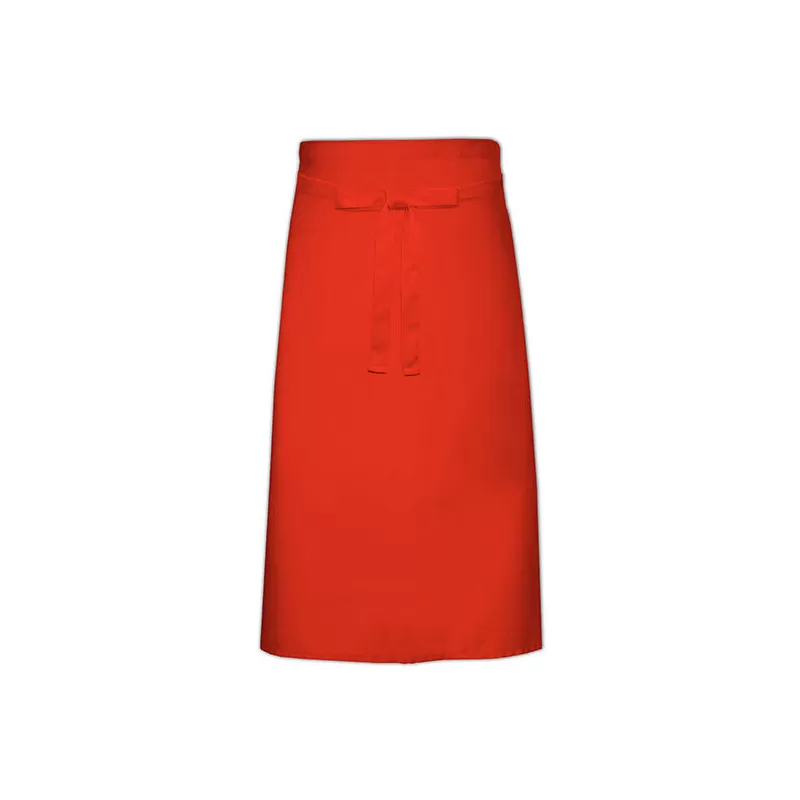 Tablier de cuisine XL sans poche en coton et polyester, 240 g/m²