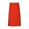 Tablier de cuisine XL sans poche en coton et polyester, 240 g/m²