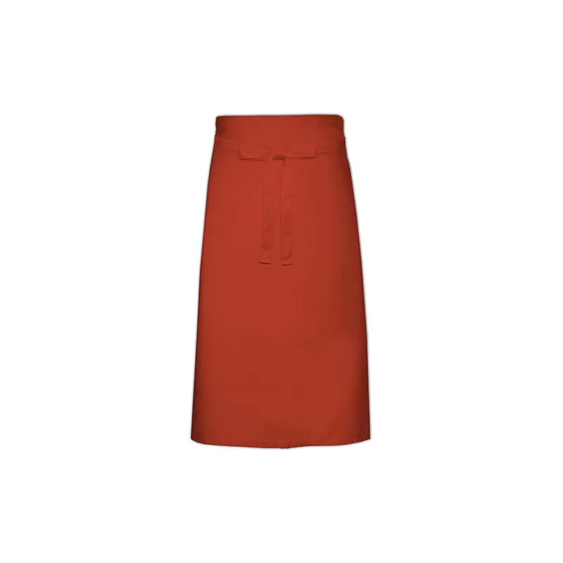 Tablier de cuisine XL sans poche en coton et polyester, 240 g/m²