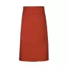 Tablier de cuisine XL sans poche en coton et polyester, 240 g/m²