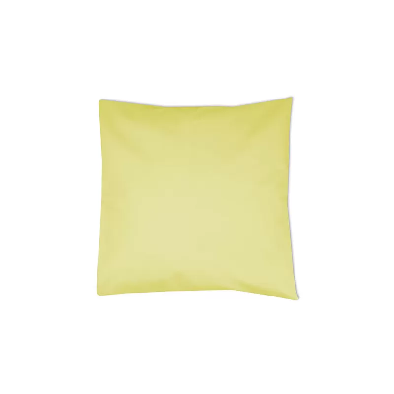 Housse de coussin en coton et polyester, grand choix de couleurs, 200 g/m²