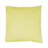 Housse de coussin en coton et polyester, grand choix de couleurs, 200 g/m²