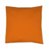 Housse de coussin en coton et polyester, grand choix de couleurs, 200 g/m²