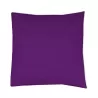 Housse de coussin en coton et polyester, grand choix de couleurs, 200 g/m²