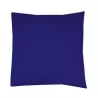 Housse de coussin en coton et polyester, grand choix de couleurs, 200 g/m²