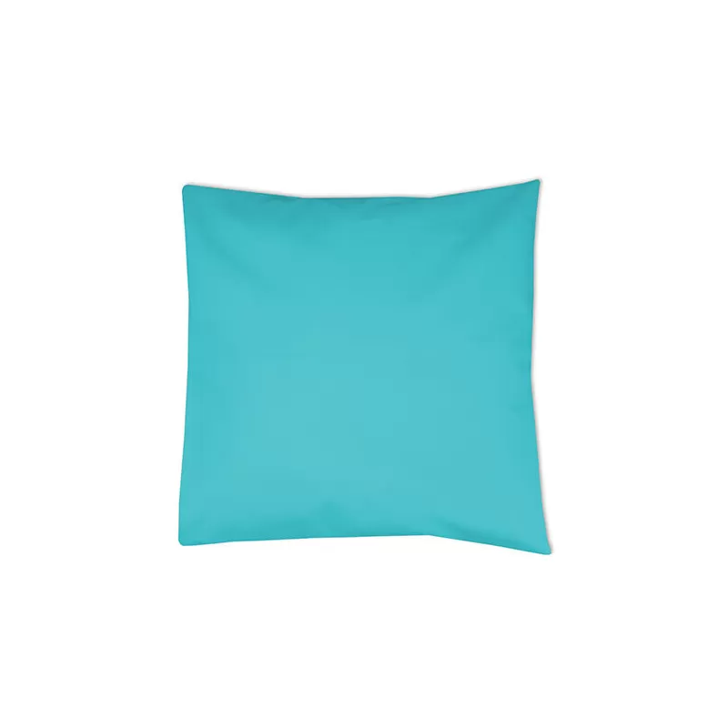 Housse de coussin en coton et polyester, grand choix de couleurs, 200 g/m²