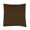 Housse de coussin en coton et polyester, grand choix de couleurs, 200 g/m²