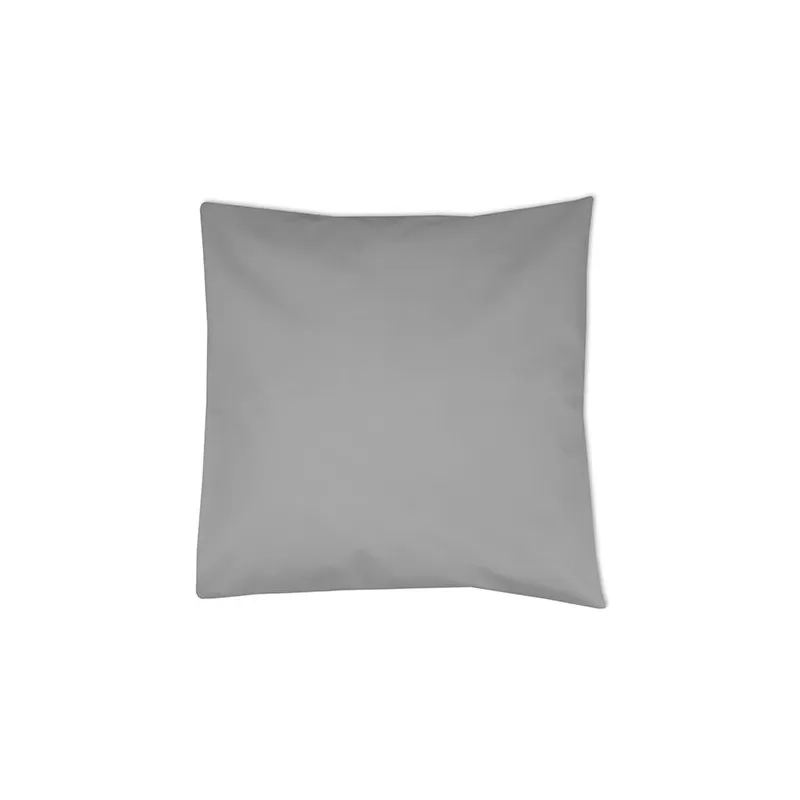 Housse de coussin en coton et polyester, grand choix de couleurs, 200 g/m²