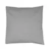 Housse de coussin en coton et polyester, grand choix de couleurs, 200 g/m²