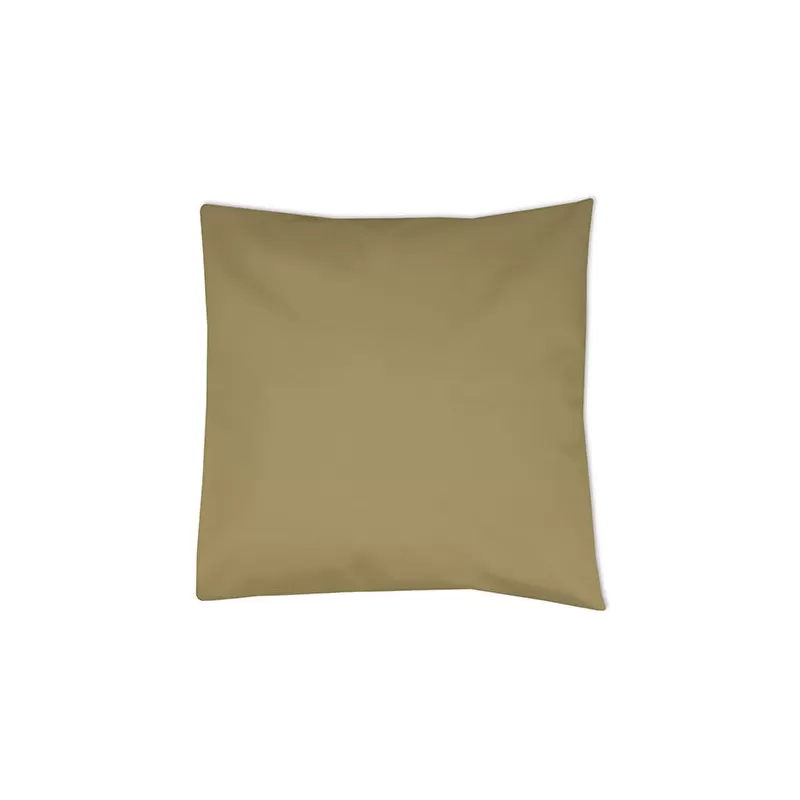 Housse de coussin en coton et polyester, grand choix de couleurs, 200 g/m²