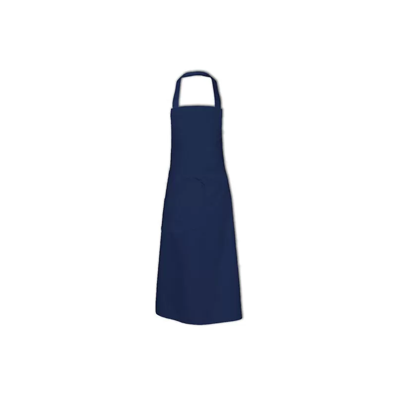 Tablier avec poche poitrine et poche hanche en polyester et coton, 240 g/m²