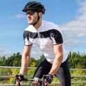 Veste de vélo zippée manches courtes, polyester, réfléchissante, 170 g/m²