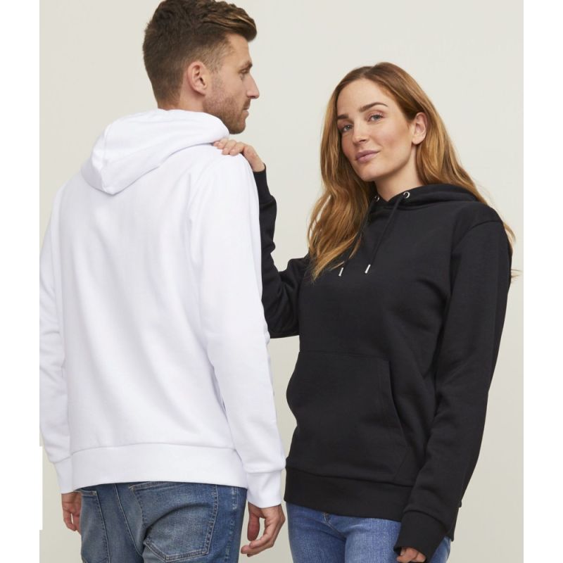 Sweat à capuche bio et recyclé sans étiquette de marque, 300 g/m²