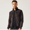 Veste intermédiaire stretch hybride E-Volve, polaire chinée effet tricot, 235 g/m²