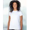T-shirt de sport femme en micro-polyester respirant, coupe ajustée, manches montées, 135 g/m²