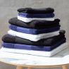 Serviette de toilette en coton, format 50 x 100 cm avec liteau de 11 cm, 550 g/m²