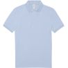 Polo manches courtes maille piquée en coton, 2 boutons renforcés ton sur ton, 180 g/m²