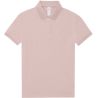 Polo femme manches courtes maille piquée en coton, 2 boutons renforcés ton sur ton, 180 g/m²
