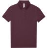 Polo femme manches courtes maille piquée en coton, 2 boutons renforcés ton sur ton, 180 g/m²