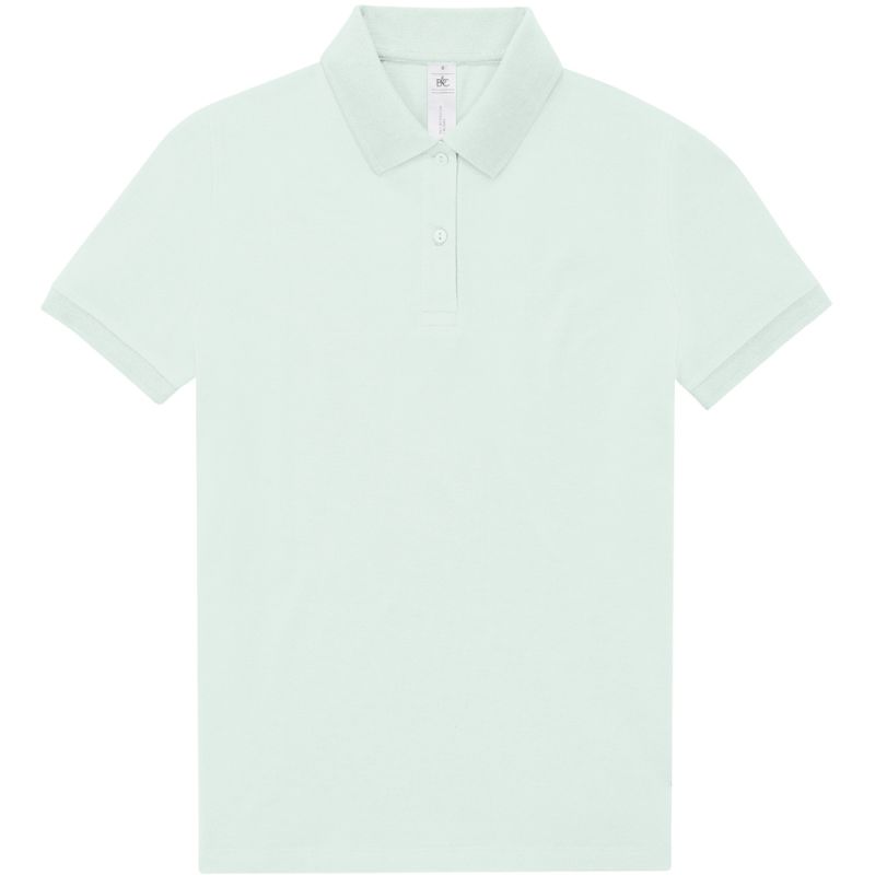 Polo femme manches courtes maille piquée en coton, 2 boutons renforcés ton sur ton, 180 g/m²