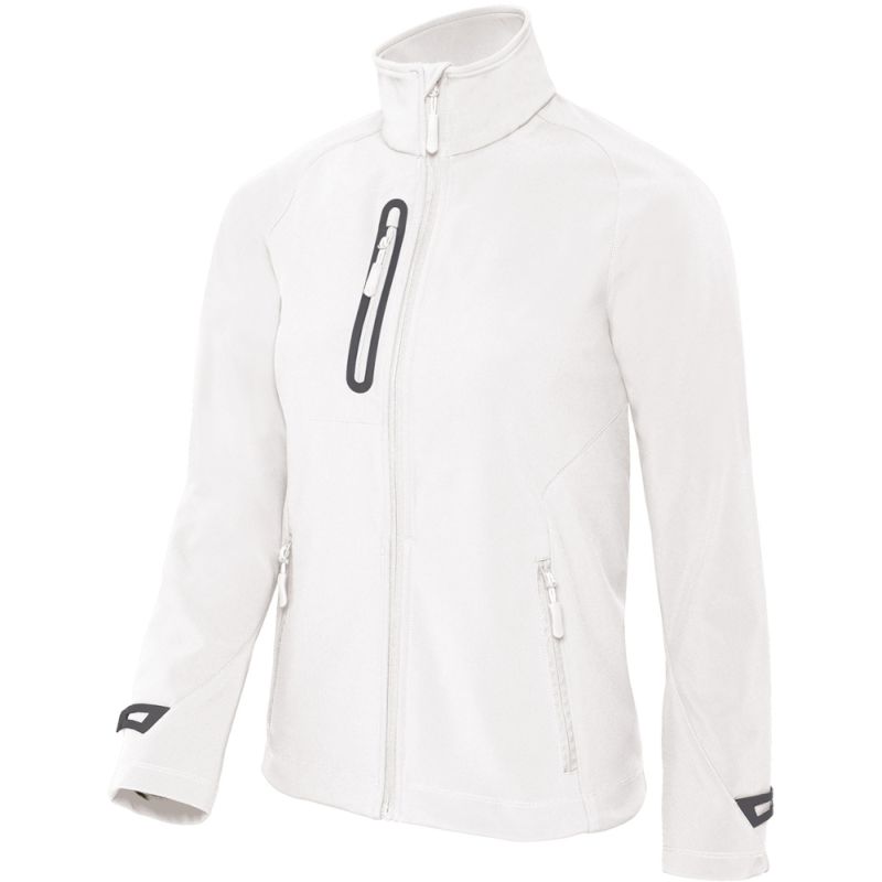 Veste Softshell femme manches raglan 3 épaisseurs haute performance, 300 g/m²