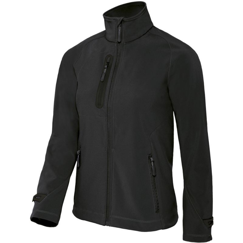 Veste Softshell femme manches raglan 3 épaisseurs haute performance, 300 g/m²